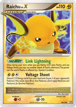 Raichu LV.X 99/100 Pokémon card from Stormfront for sale at best price