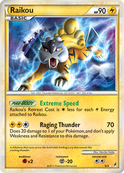 Raikou SL9 Pokémon card from Call of Legends for sale at best price