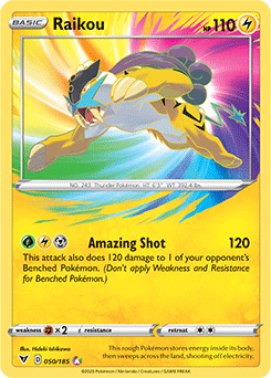 Raikou 050/185 Pokémon card from Vivid Voltage for sale at best price