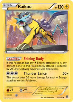 Raikou 55/162 Pokémon card from Breakthrough for sale at best price