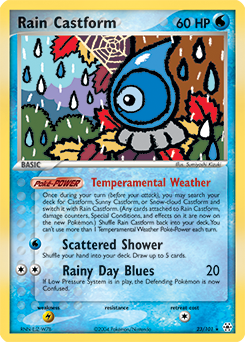 Rain Castform 23/101 Pokémon card from Ex Hidden Legends for sale at best price