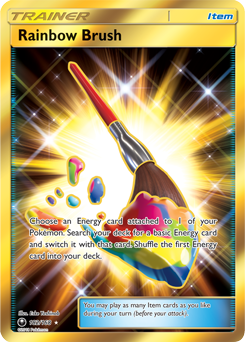Rainbow Brush 182/168 Pokémon card from Celestial Storm for sale at best price