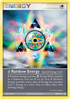? Rainbow Energy 98/110 Pokémon card from Ex Holon Phantoms for sale at best price