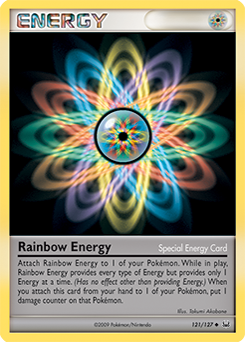 Rainbow Energy 121/127 Pokémon card from Platinuim for sale at best price