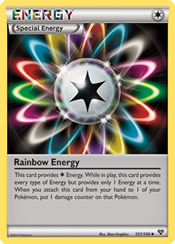 Rainbow Energy 131/146 Pokémon card from X&Y for sale at best price