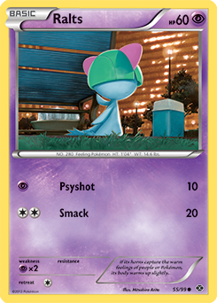 Ralts 55/99 Pokémon card from Next Destinies for sale at best price