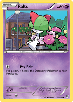 Ralts 59/135 Pokémon card from Plasma Storm for sale at best price