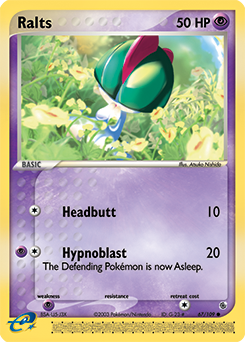 Ralts 67/109 Pokémon card from Ex Ruby & Sapphire for sale at best price