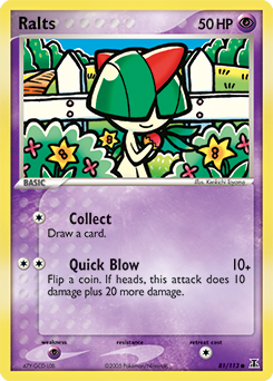 Ralts 81/113 Pokémon card from Ex Delta Species for sale at best price