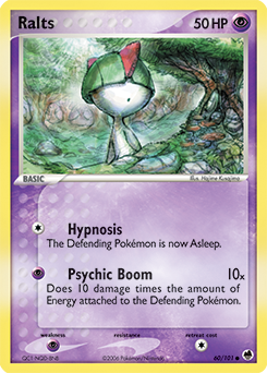 Ralts 60/101 Pokémon card from Ex Dragon Frontiers for sale at best price