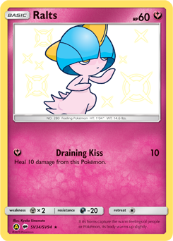 Ralts SV34/SV94 Pokémon card from Hidden Fates for sale at best price
