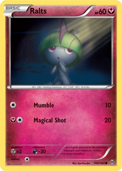Ralts 100/162 Pokémon card from Breakthrough for sale at best price