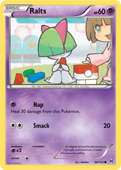 Ralts 68/162 Pokémon card from Breakthrough for sale at best price