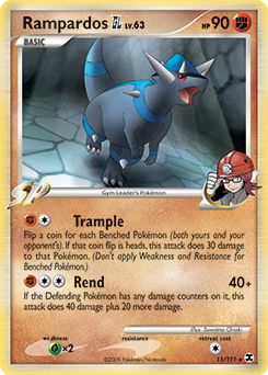 Rampardos 11/111 Pokémon card from Rising Rivals for sale at best price