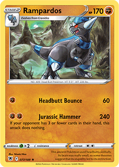 Rampardos 077/189 Pokémon card from Astral Radiance for sale at best price