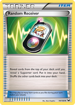 Random Receiver 99/108 Pokémon card from Dark Explorers for sale at best price