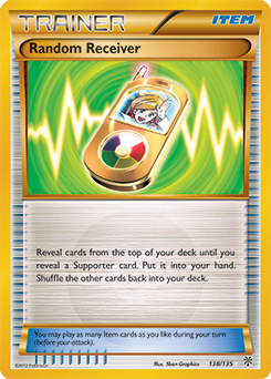 Random Receiver 138/135 Pokémon card from Plasma Storm for sale at best price