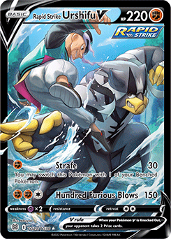 Rapid Strike Urshifu V TG20/TG30 Pokémon card from Brilliant Stars for sale at best price