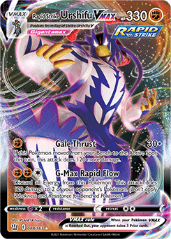 Rapid Strike Urshifu VMAX 88/163 Pokémon card from Battle Styles for sale at best price