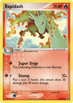 Carte Pokémon Galopa 52/113 de la série Ex Espèces Delta en vente au meilleur prix