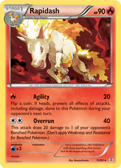 Rapidash 15/83 Pokémon card from Generations for sale at best price