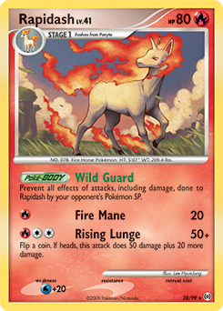 Carte Pokémon Rapidash 28/99 de la série Arceus en vente au meilleur prix