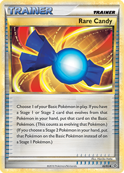 Uncommon Pokémon card Rare Candy 82/95 from Unleashed expansion
