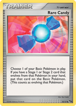 Carte Pokémon Peu commune Rare Candy 10/17 de la série POP 8
