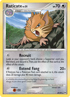 Carte Pokémon Raticate 29/99 de la série Arceus en vente au meilleur prix