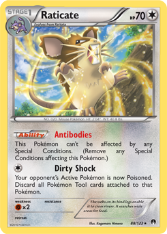 Raticate 88/122 Pokémon card from Breakpoint for sale at best price