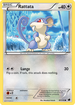 Rattata 87/116 Pokémon card from Plasma Freeze for sale at best price