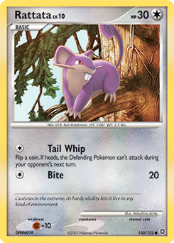 Rattata 103/132 Pokémon card from Secret Wonders for sale at best price