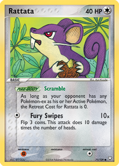 Rattata 71/109 Pokémon card from Ex Team Rocket Returns for sale at best price