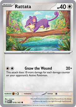 Rattata 19/165 Pokémon card from 151 for sale at best price