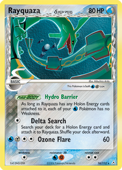Rayquaza 16/110 Pokémon card from Ex Holon Phantoms for sale at best price