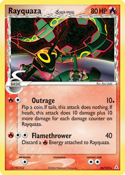 Rayquaza 26/110 Pokémon card from Ex Holon Phantoms for sale at best price