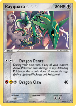 Carte Pokémon Rayquaza 9/106 de la série Ex Emeraude en vente au meilleur prix