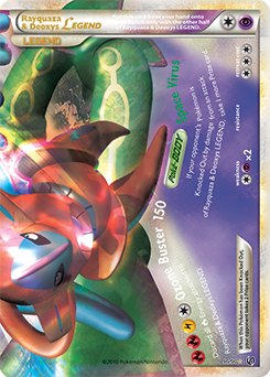 Rayquaza & Deoxys LEGEND 90/90 Pokémon card from Undaunted for sale at best price