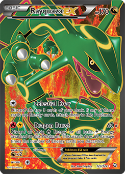 Rayquaza EX 123/124 Pokémon card from Dragons Exalted for sale at best price