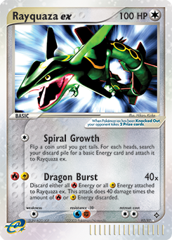 Carte Pokémon Rayquaza ex 97/97 de la série Ex Dragon en vente au meilleur prix