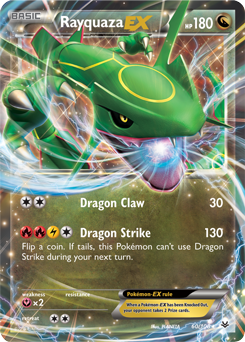 Rayquaza EX 60/108 Pokémon card from Roaring Skies for sale at best price