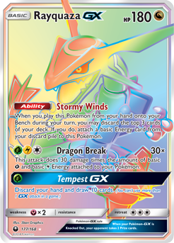 Rayquaza GX - 177a/168