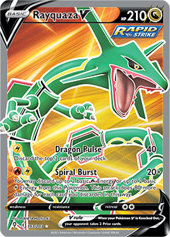 Rayquaza V 193/203 Pokémon card from Evolving Skies for sale at best price