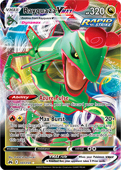 Rayquaza VMAX 101/159 Pokémon card from Crown Zenith for sale at best price