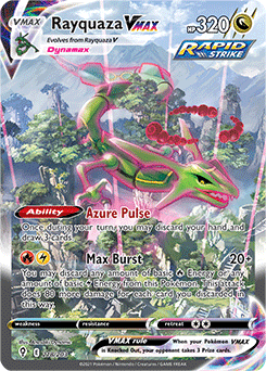 Rayquaza VMAX 218/203 Pokémon card from Evolving Skies for sale at best price