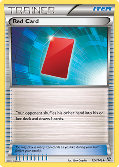 Red Card 124/146 Pokémon card from X&Y for sale at best price