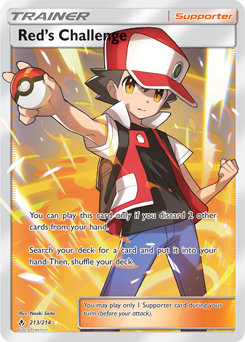 Red's Challenge 213/214 Pokémon card from Unbroken Bonds for sale at best price