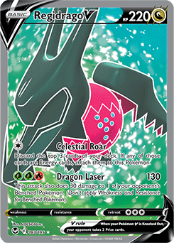 Regidrago V 183/195 Pokémon card from Silver Tempest for sale at best price