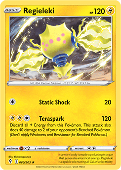 Regieleki 60/203 Pokémon card from Evolving Skies for sale at best price