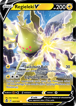 Regieleki V 057/195 Pokémon card from Silver Tempest for sale at best price